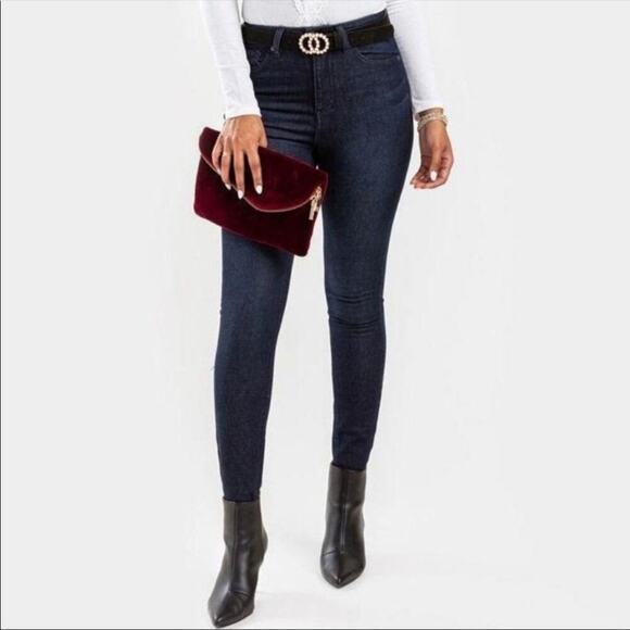 Francesca’s Harper High Rise Skinny Jeans 27 - Picture 1 of 10